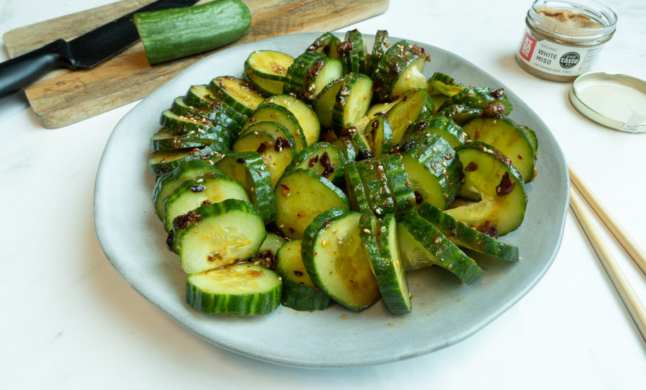 Viral Spiral Cucumber Salad Recipe