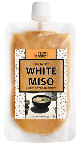 White Miso Paste (Shiro) Umami filled Soup base. Vegan, Kosher & Gluten Free 170g | With Resealable cap