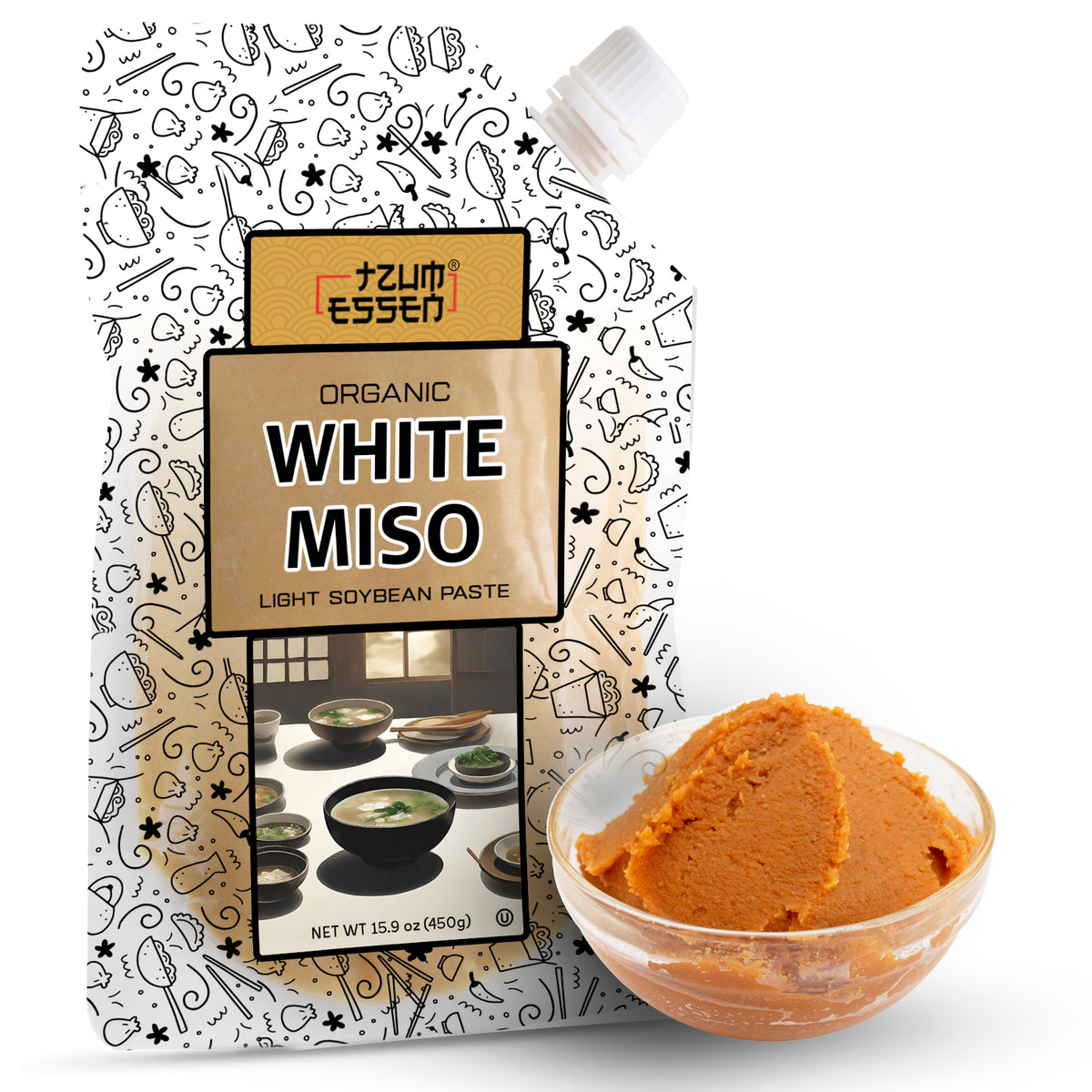 White Miso Paste (Shiro) Light, Resealable cap |15.9 oz